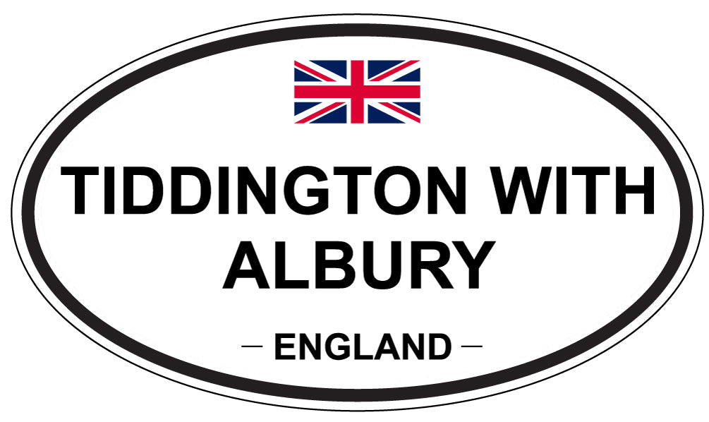 TIDDINGTON WITH ALBURY, England - Oval Magnet
