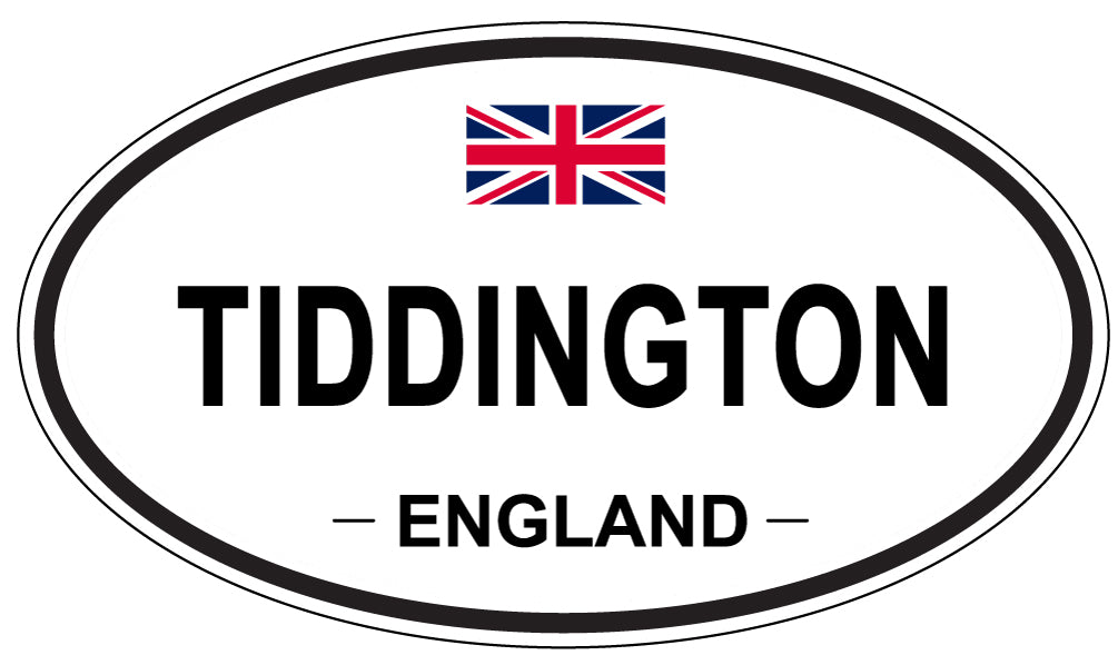 TIDDINGTON, England - Oval Magnet