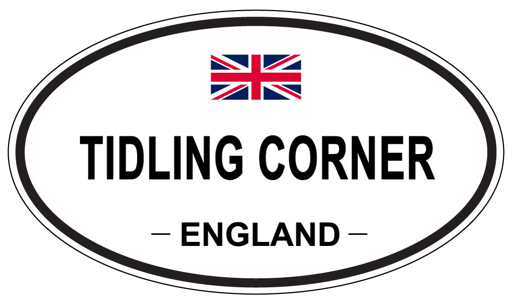 TIDLING CORNER, England - Oval Magnet