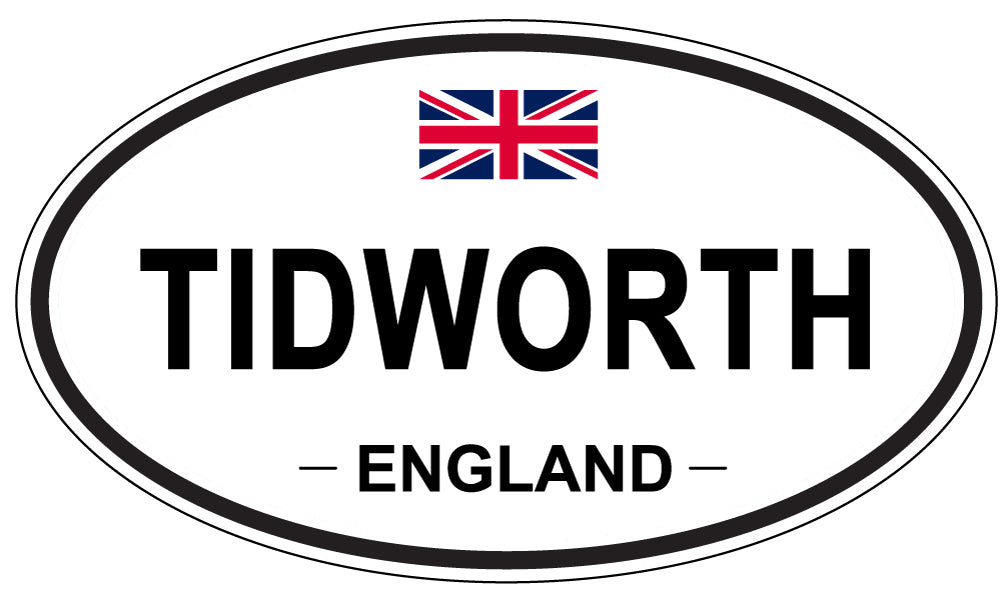 TIDWORTH, England - Oval Magnet