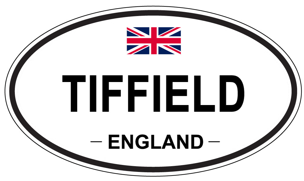 TIFFIELD, England - Oval Magnet