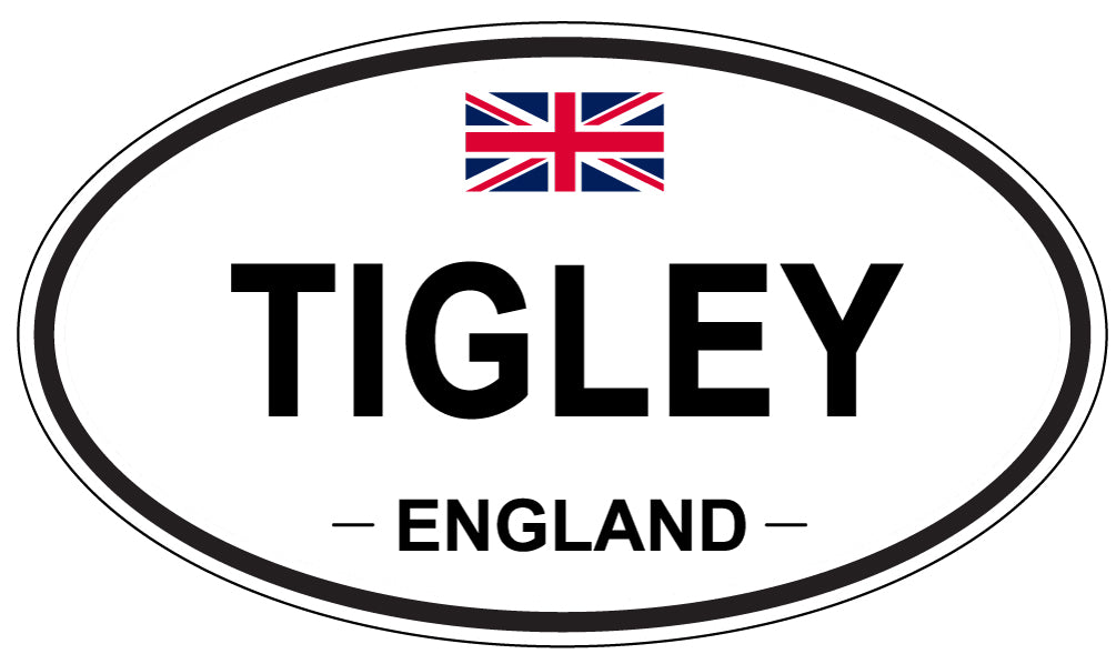 TIGLEY, England - Oval Magnet