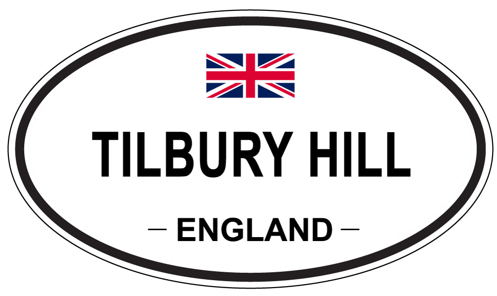 TILBURY HILL, England - Oval Magnet
