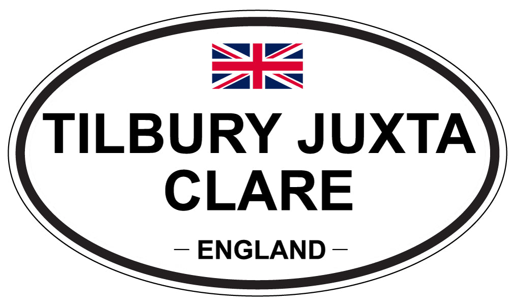 TILBURY JUXTA CLARE, England - Oval Magnet