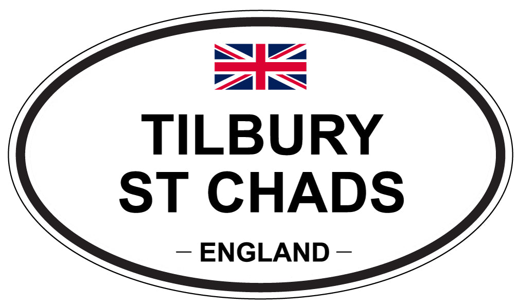 TILBURY ST CHADS, England - Oval Magnet