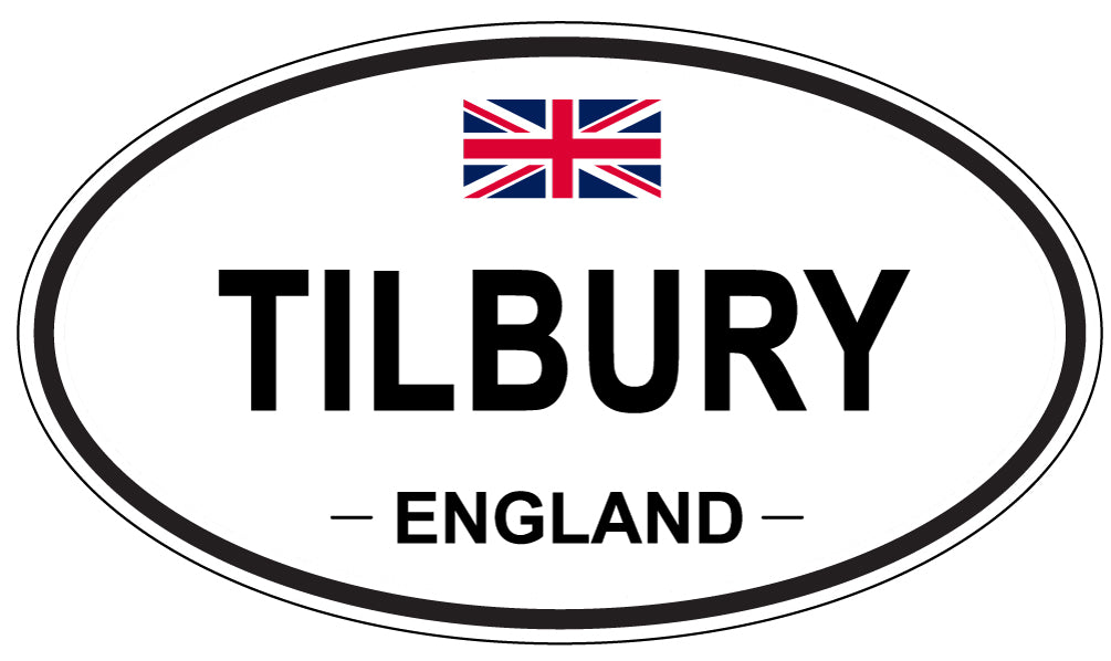 TILBURY, England - Oval Magnet
