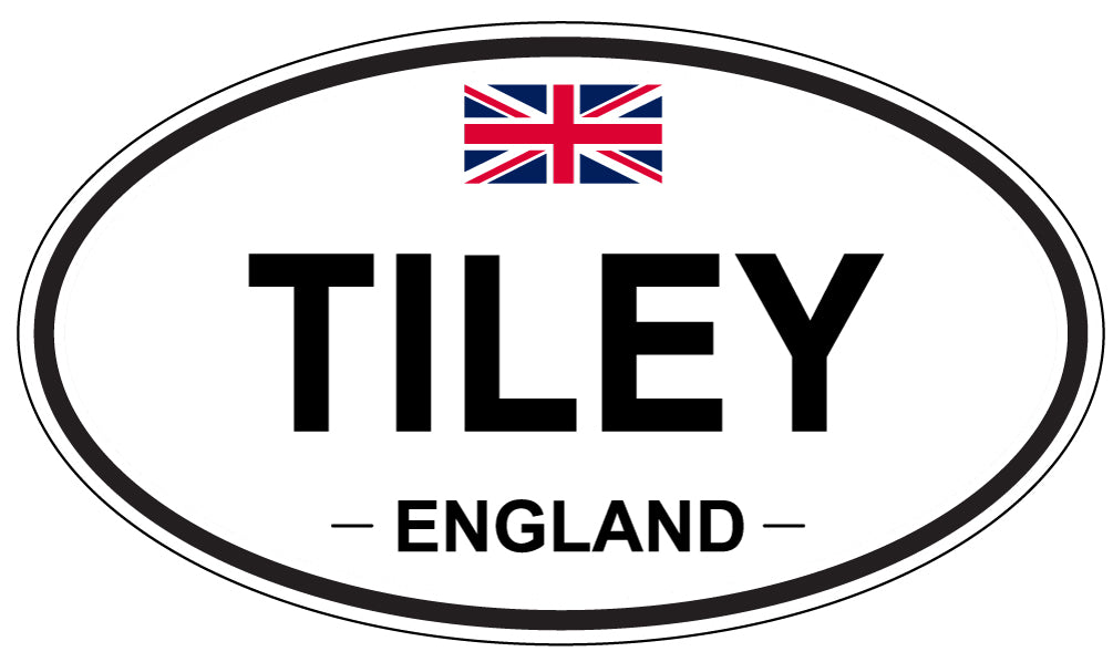 TILEY, England - Oval Magnet