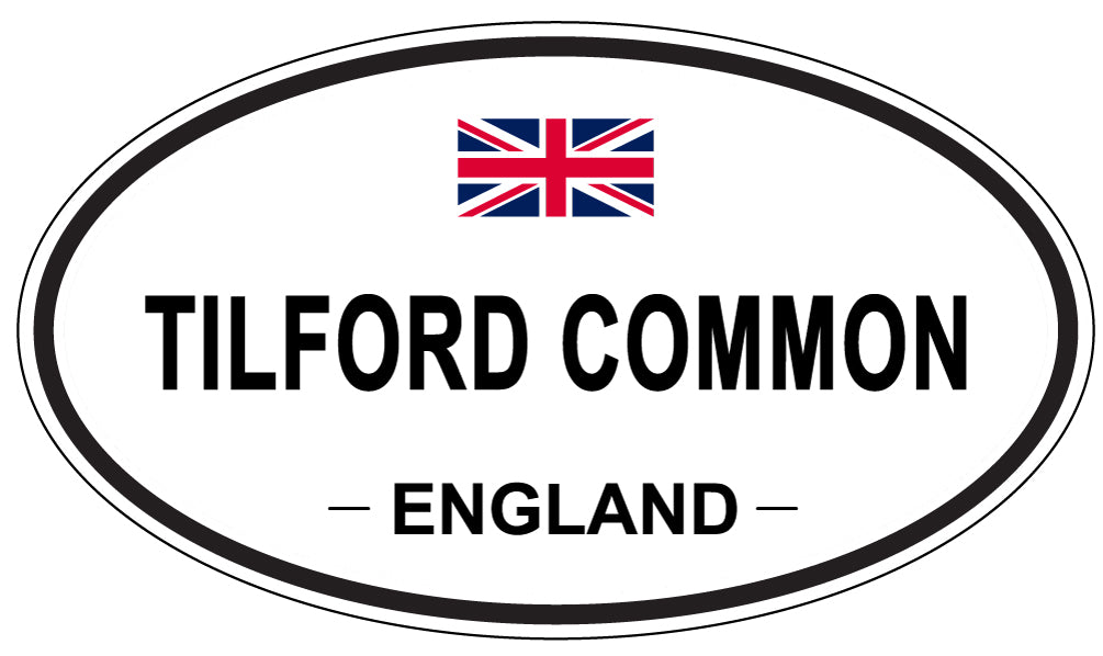 TILFORD COMMON, ENGLAND - Oval Sticker