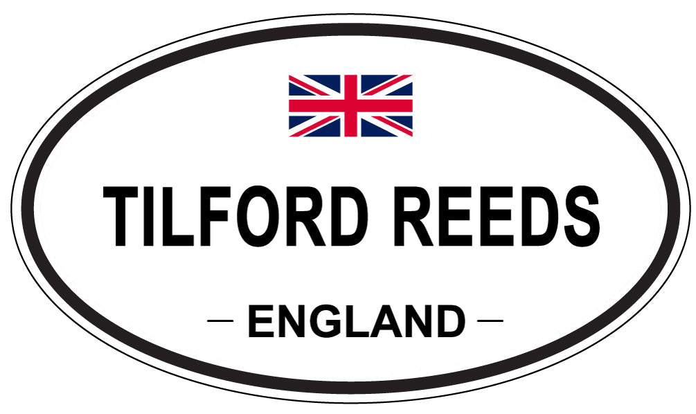 TILFORD REEDS, ENGLAND - Oval Sticker