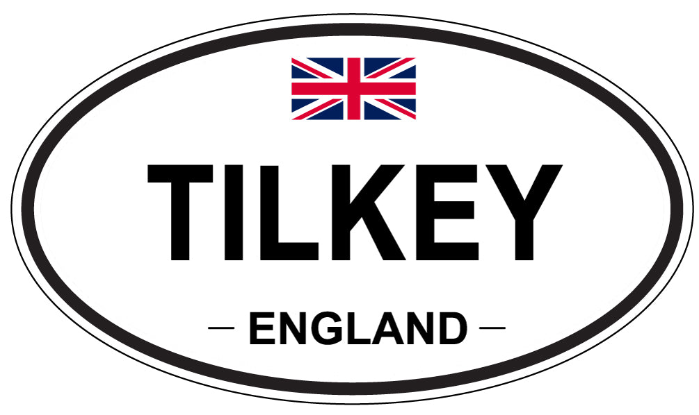 TILKEY, England - Oval Magnet