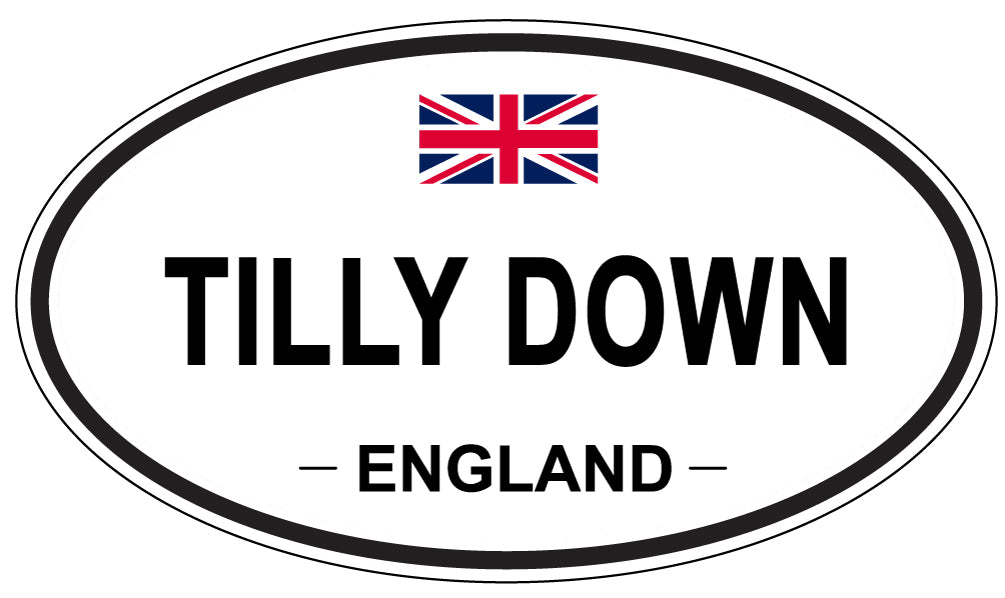 TILLY DOWN, England - Oval Magnet
