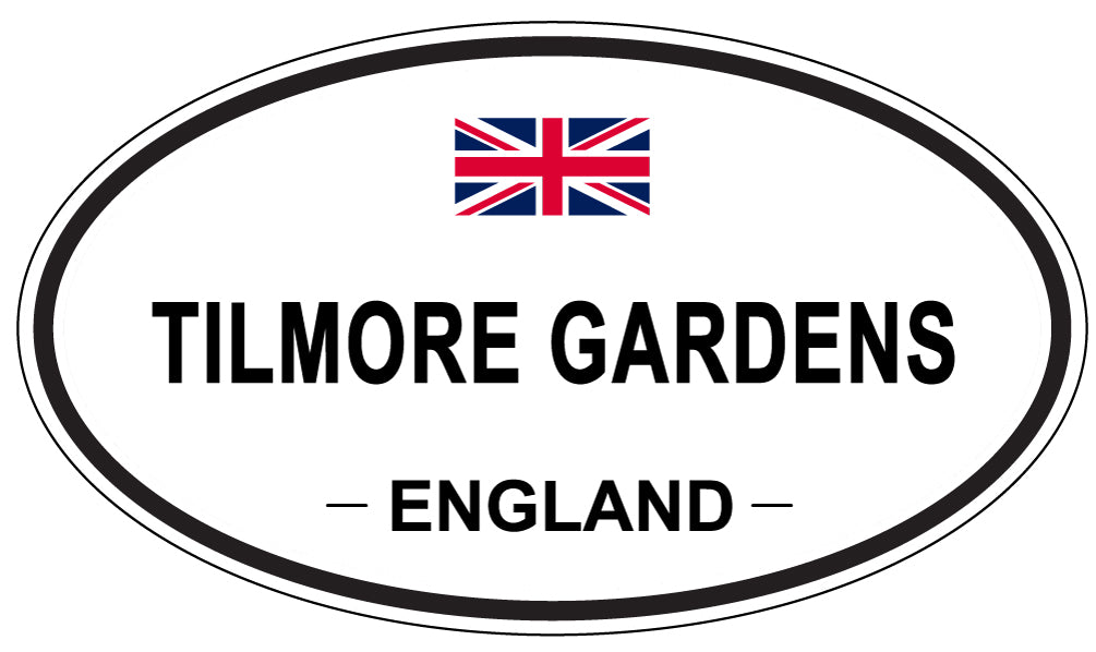 TILMORE GARDENS, England - Oval Magnet