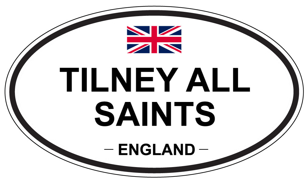 TILNEY ALL SAINTS, England - Oval Magnet
