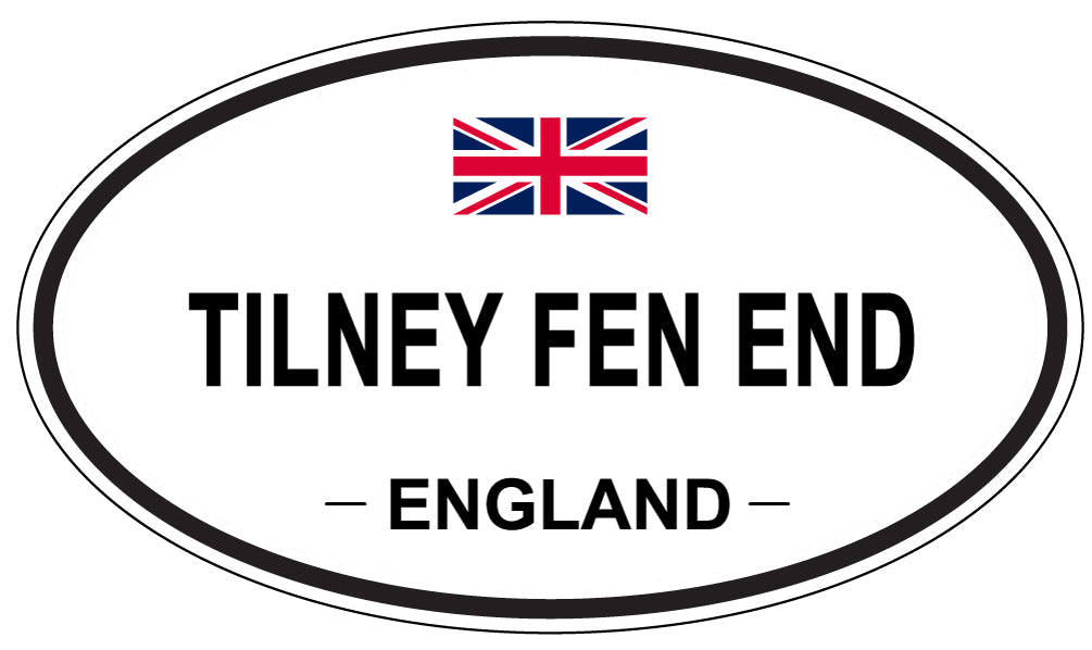 TILNEY FEN END, England - Oval Magnet