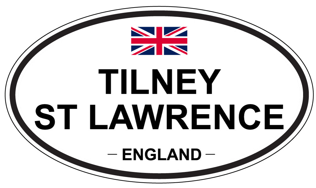 TILNEY ST LAWRENCE, England - Oval Magnet