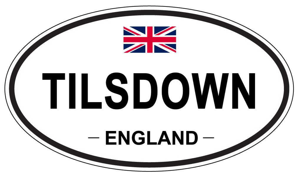 TILSDOWN, England - Oval Magnet