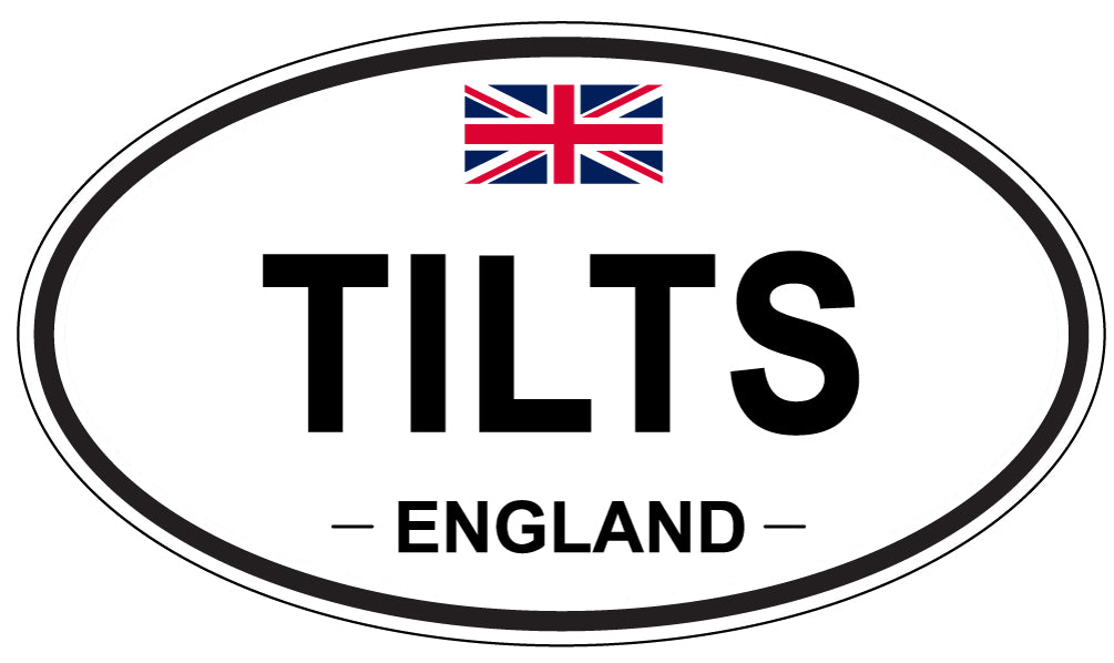 TILTS, England - Oval Magnet
