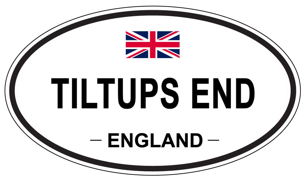 TILTUPS END, England - Oval Magnet