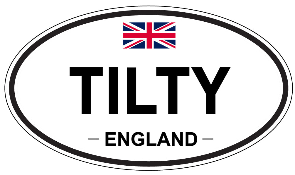 TILTY, England - Oval Magnet