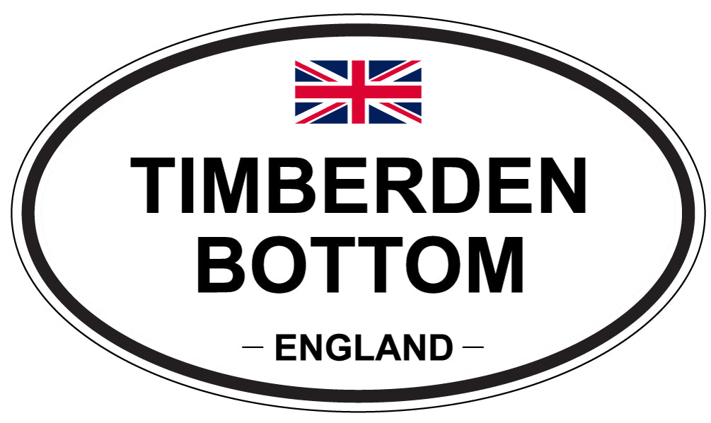 TIMBERDEN BOTTOM, England - Oval Magnet