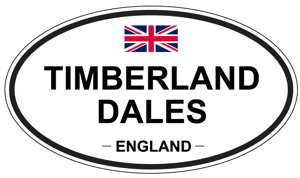 TIMBERLAND DALES, England - Oval Magnet