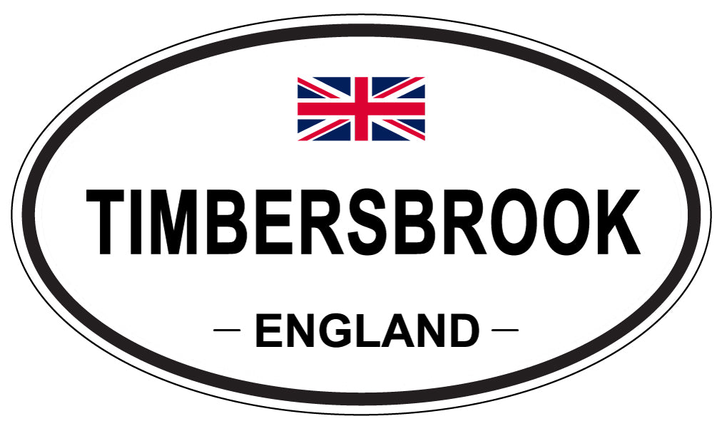 TIMBERSBROOK, England - Oval Magnet
