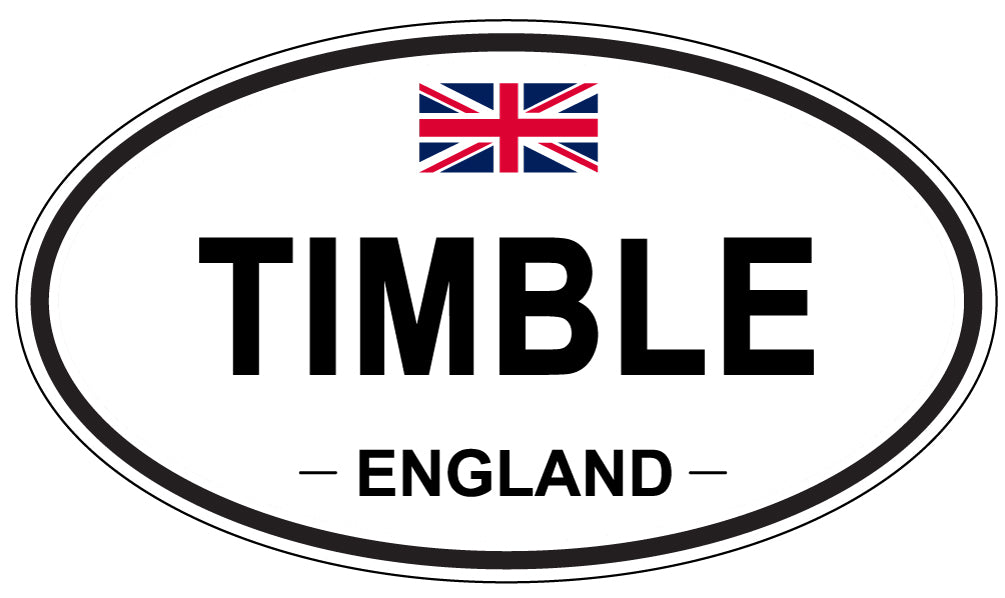 TIMBLE, England - Oval Magnet