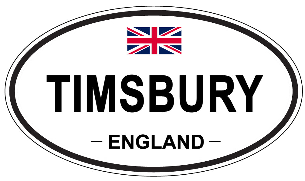 TIMSBURY, England - Oval Magnet