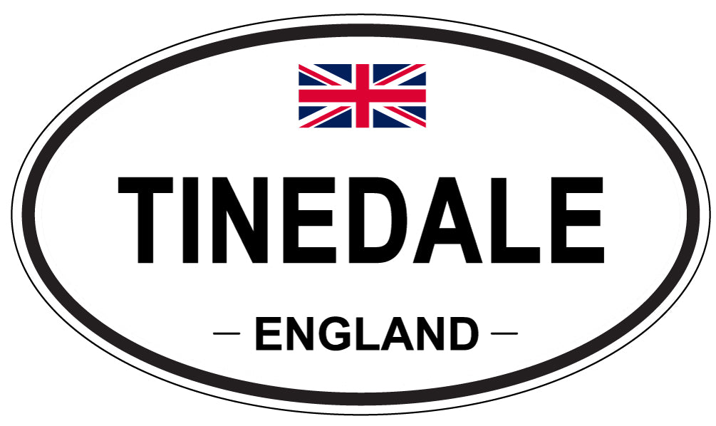 TINEDALE, England - Oval Magnet