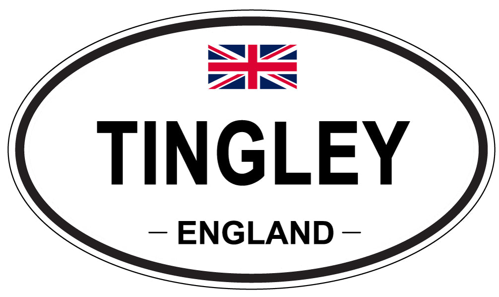 TINGLEY, England - Oval Magnet