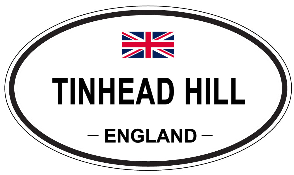 TINHEAD HILL, England - Oval Magnet