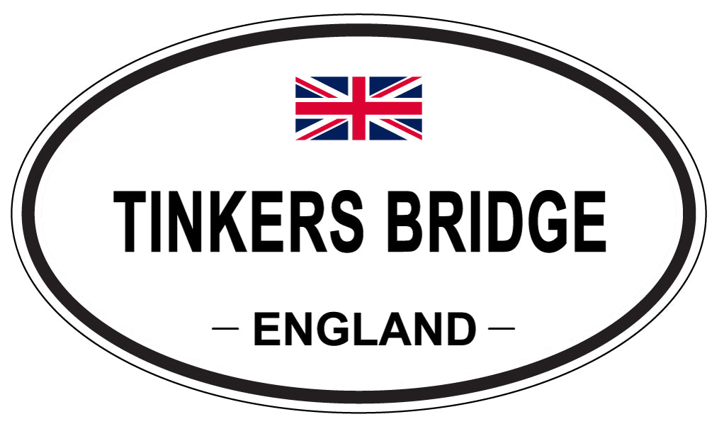 TINKERS BRIDGE, England - Oval Magnet