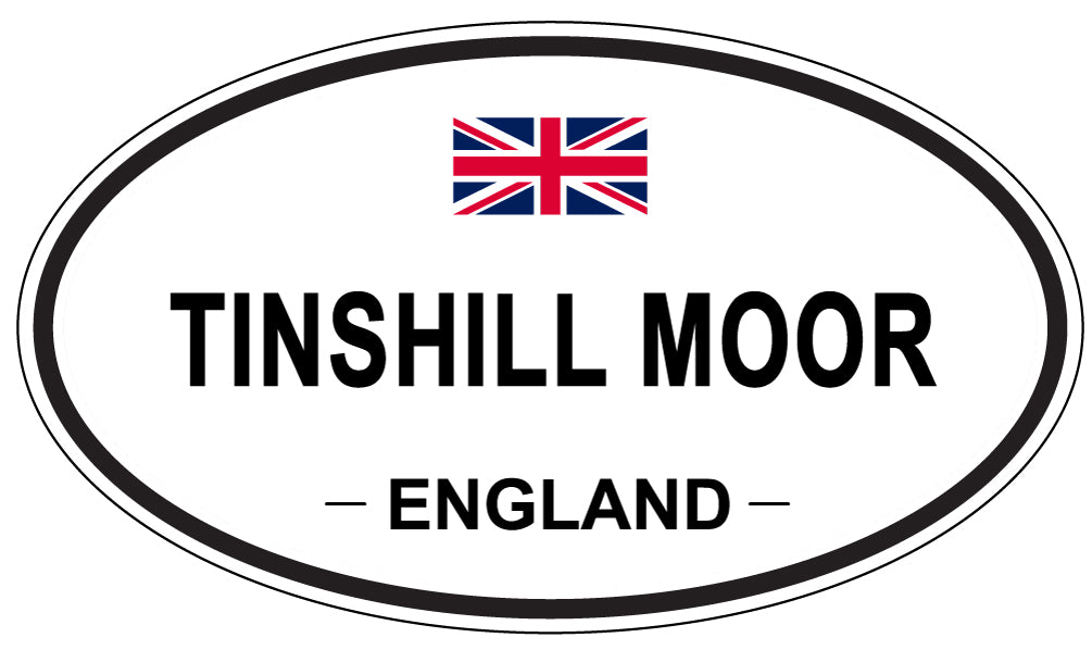 TINSHILL MOOR, England - Oval Magnet