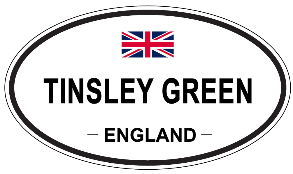 TINSLEY GREEN, England - Oval Magnet
