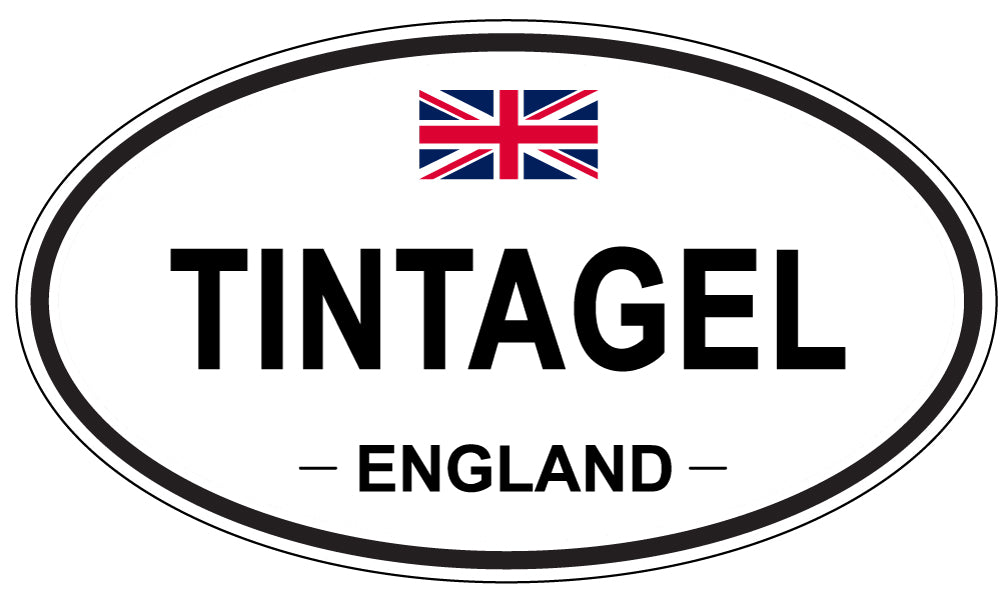 TINTAGEL, England - Oval Magnet