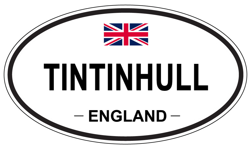 TINTINHULL, England - Oval Magnet