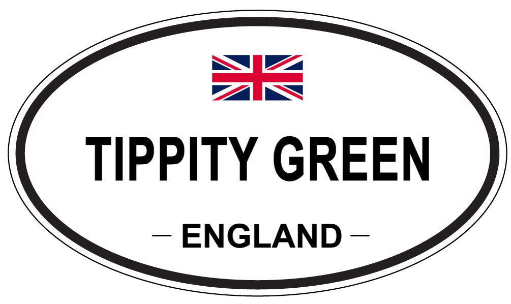 TIPPITY GREEN, England - Oval Magnet