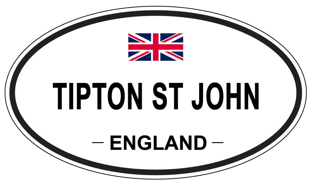 TIPTON ST JOHN, England - Oval Magnet