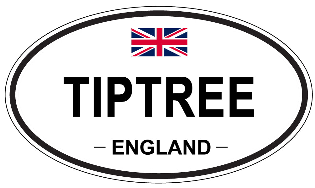 TIPTREE, England - Oval Magnet