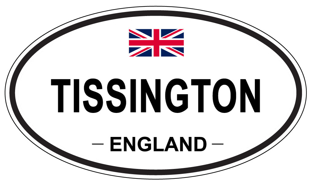 TISSINGTON, England - Oval Magnet