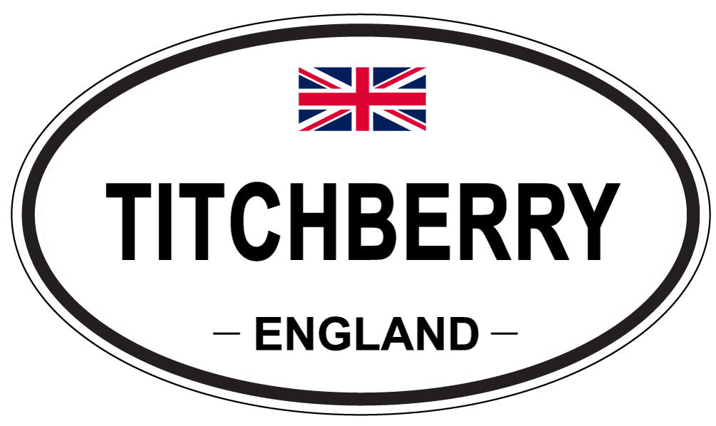 TITCHBERRY, England - Oval Magnet