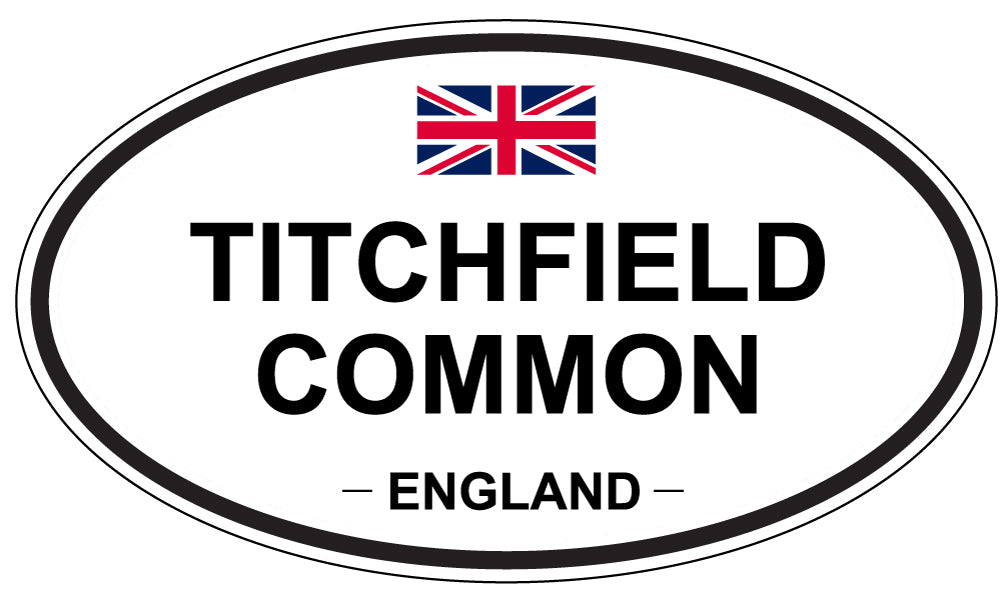 TITCHFIELD COMMON, England - Oval Magnet