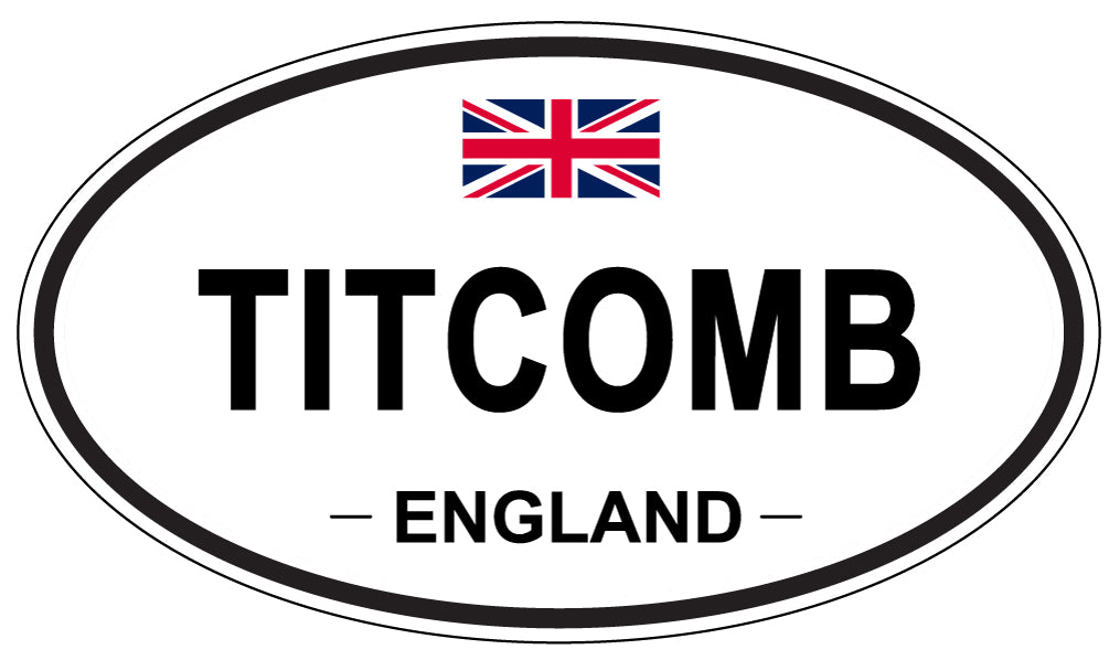 TITCOMB, England - Oval Magnet