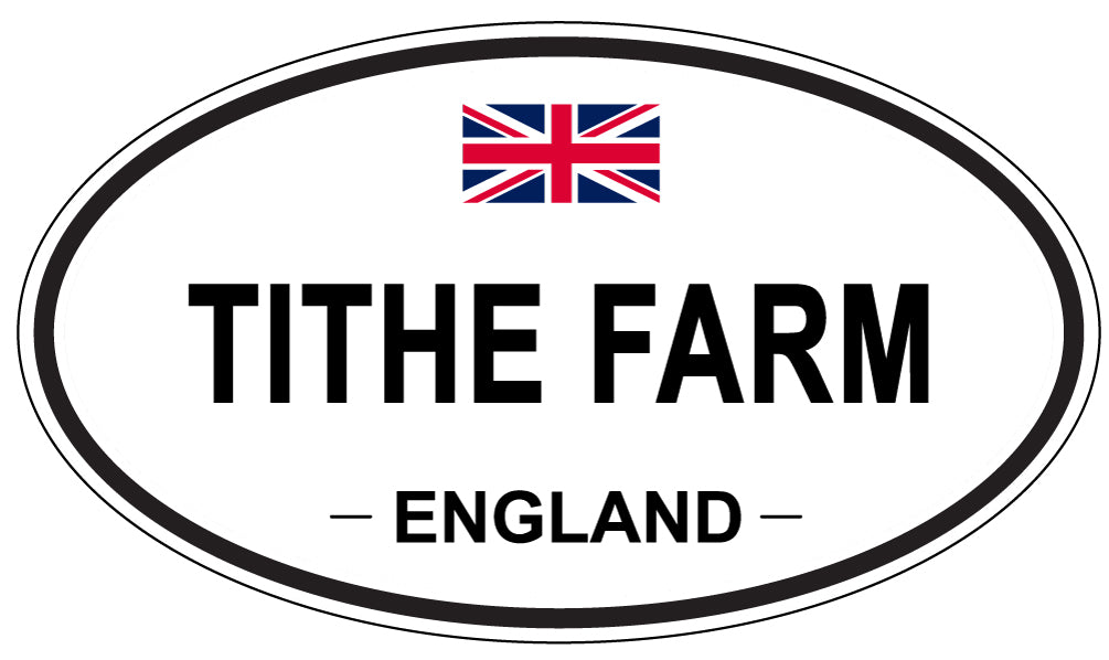 TITHE FARM, England - Oval Magnet