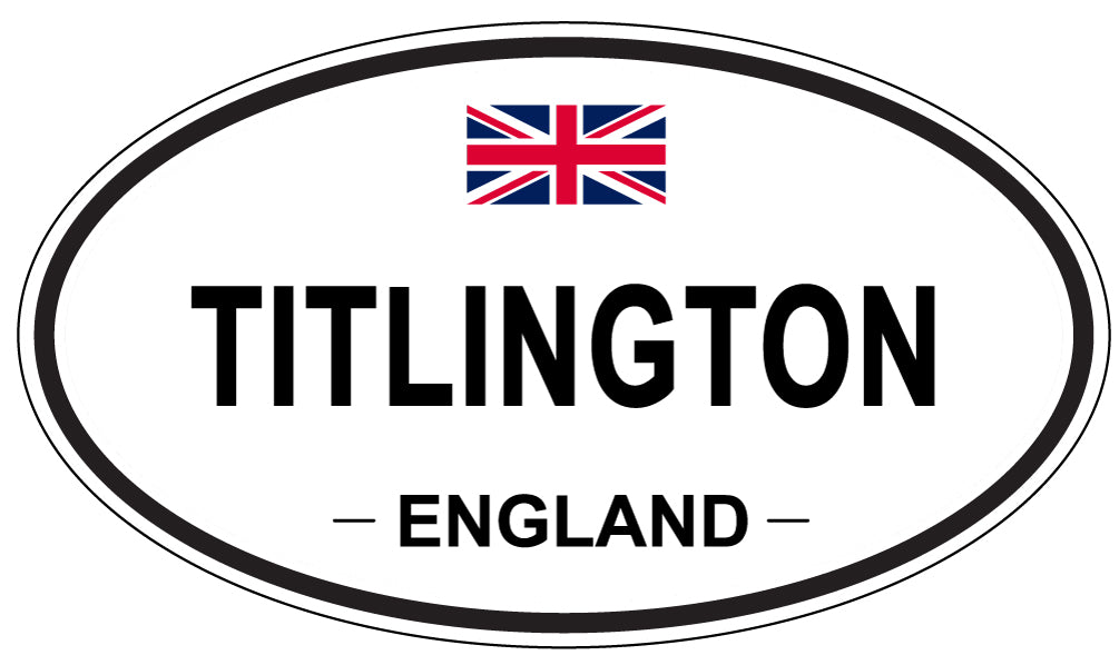 TITLINGTON, England - Oval Magnet