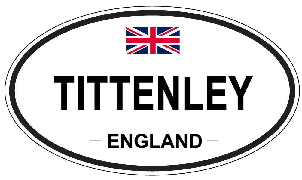 TITTENLEY, England - Oval Magnet