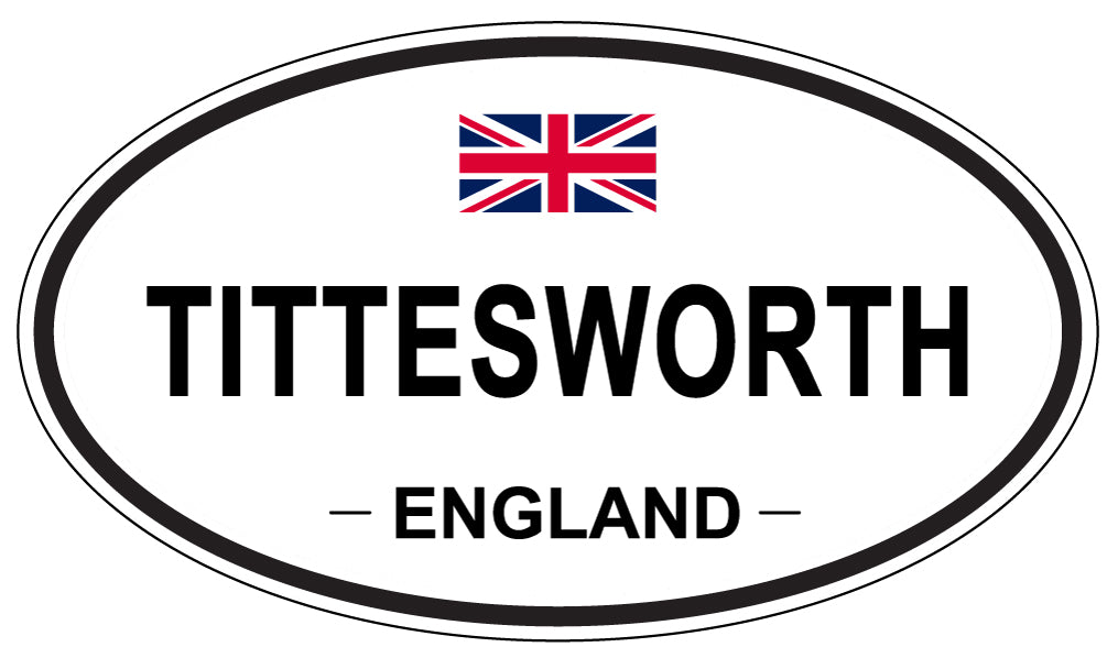 TITTESWORTH, England - Oval Magnet