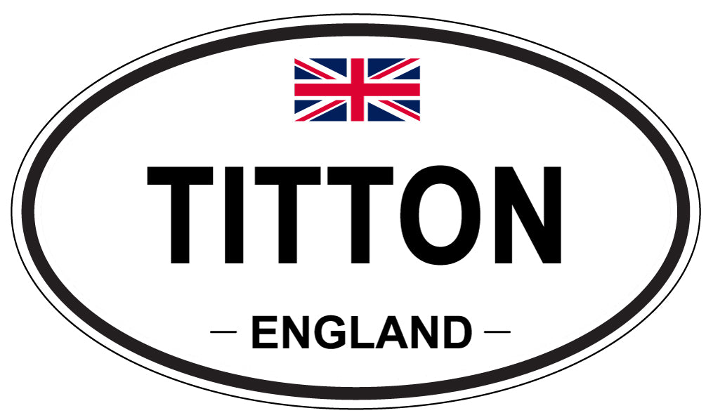 TITTON, England - Oval Magnet