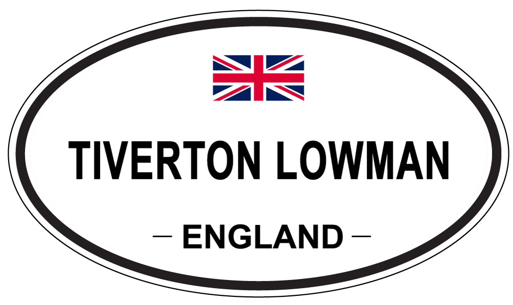 TIVERTON LOWMAN, England - Oval Magnet
