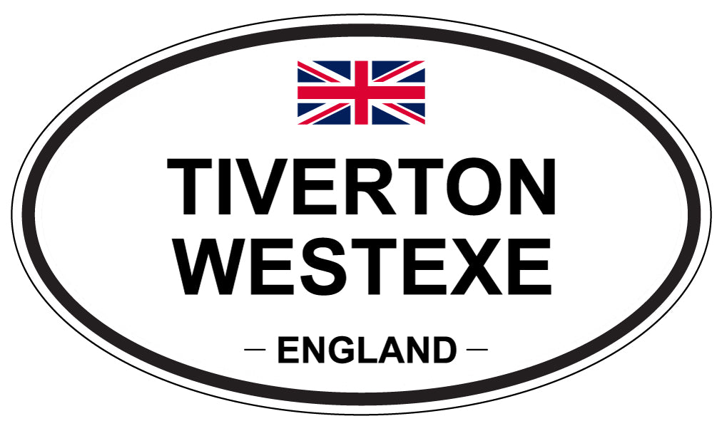 TIVERTON WESTEXE, England - Oval Magnet